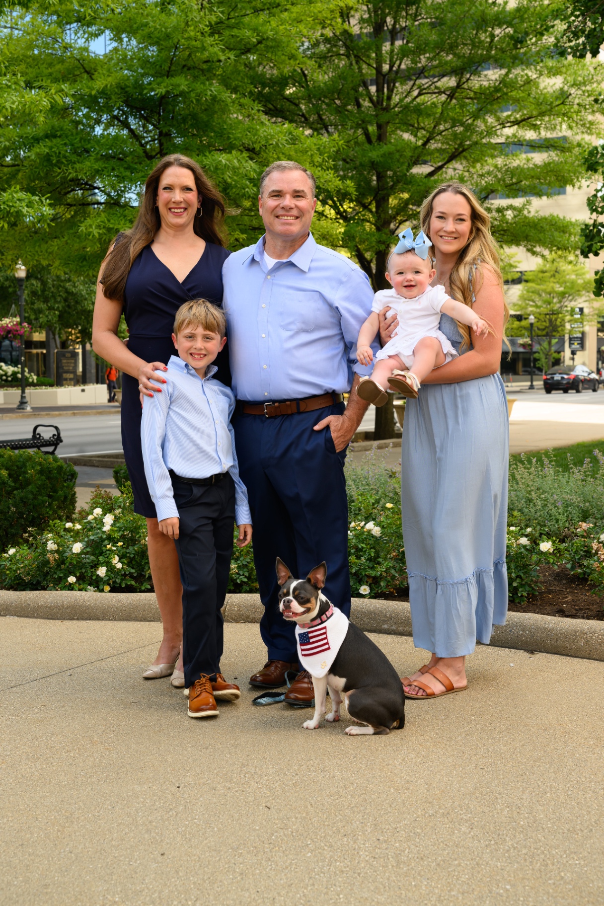 L. Scott Miller with his family